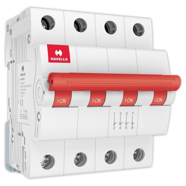 Picture of Havells 100A Four Pole Isolator Switch