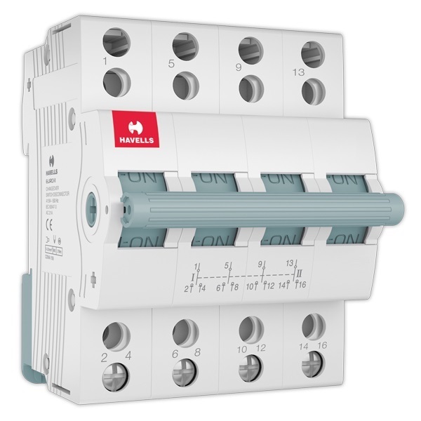 Picture of Havells 25A FP MCB Changeover Switch