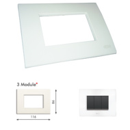 Show details for GM Casablanca PKSB03009 3M Glossy White Cover Plate With Frame Picture of GM Casablanca PKSB03009 3M Glossy White Cover Plate With Frame