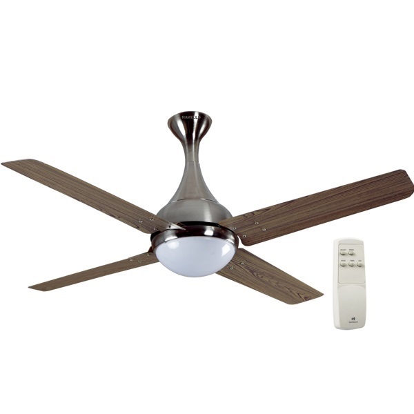 Picture of Havells Dew 48" Viking Teak Brushed Nickel Ceiling Fan