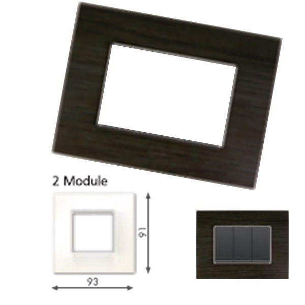 Picture of GM Casaviva PJSF02002 Wood 2M Wenge Cover Plate With Frame