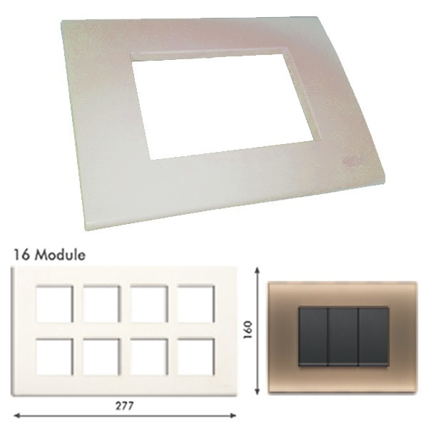 Picture of GM Casablanca POSB16008 16M Candy Cool Coffee Cover Plate With Frame