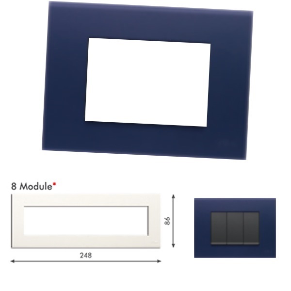 Picture of GM Casablanca PLSB08011 8M Horizontal Soft London Blue Plate