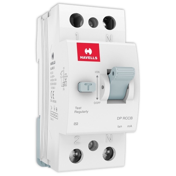 Picture of Havells 63A 100mA 2 Pole RCCB