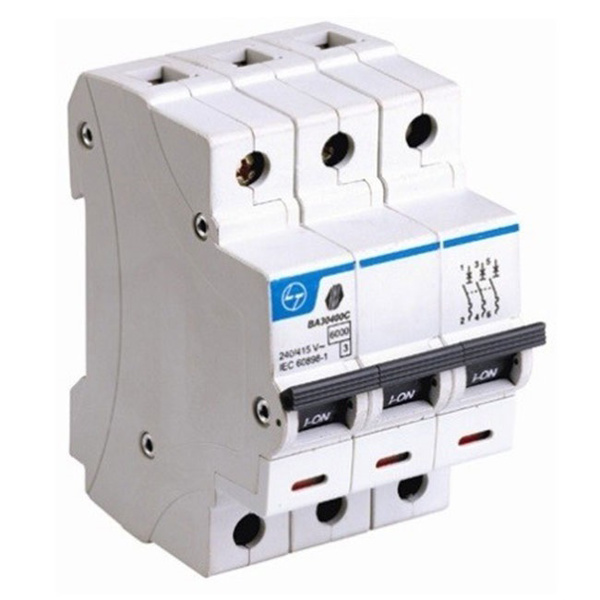 Picture of Lauritz Knudsen BB30630C 63A C-Curve 10kA 3 Pole MCB