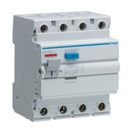 Show details for Hager CFC484Y 100A 300mA 4 Pole RCCB Picture of Hager CFC484Y 100A 300mA 4 Pole RCCB