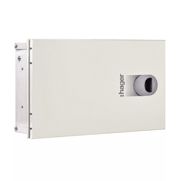 Picture of Hager VYS04D 4 Way SPN Distribution Board