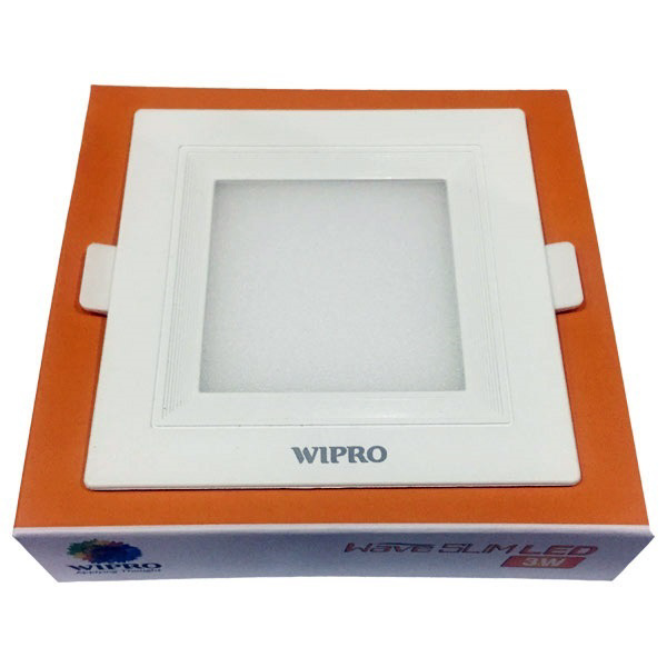 Picture of Wipro Garnet Wave Slim 3W Square LED Panels