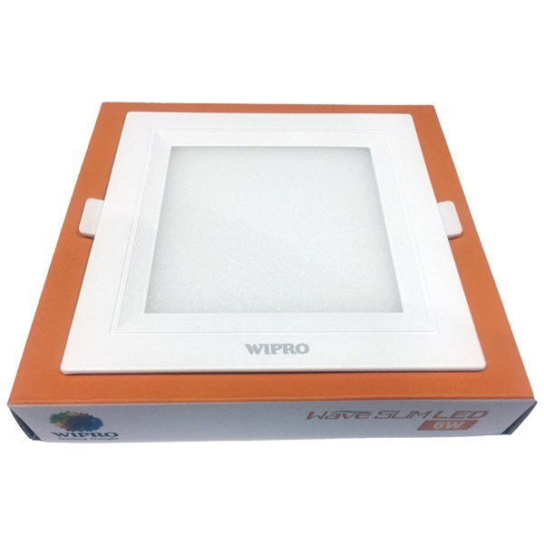 Picture of Wipro Garnet Wave Slim 6W Square LED Panels