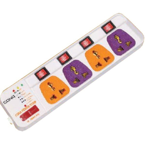 Picture of Cona 6A 4+4 Colour Power Strip (4 Mtr)