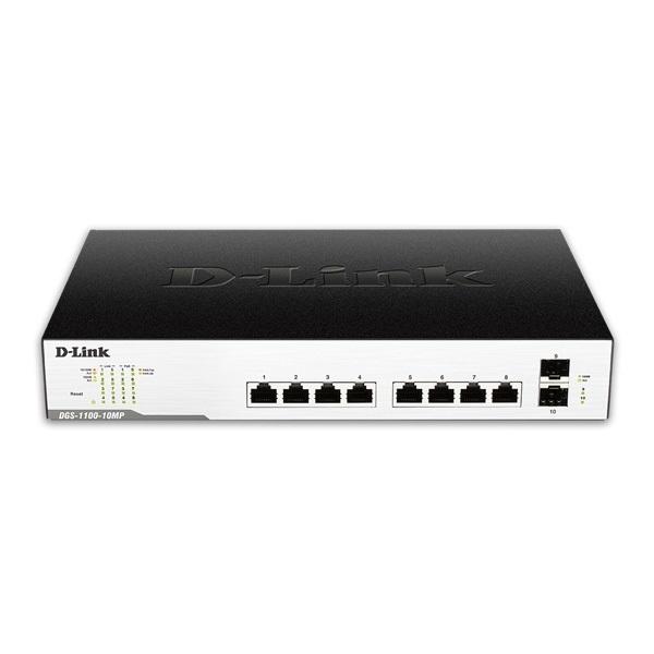 Picture of D-Link DGS-1100-10MP High Power PoE Switch For Surveillance