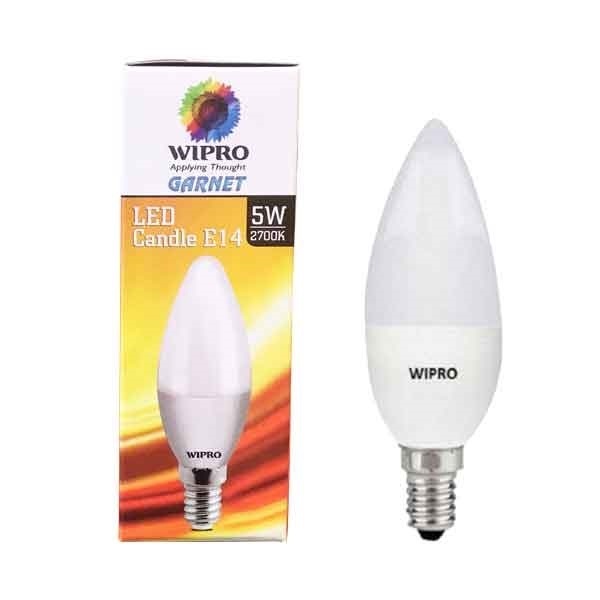 Picture of Wipro Garnet 5W E-14 Candle Lamp
