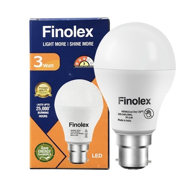 Hemmelighed accelerator Efternavn Buy Finolex 3W LED Bulb at best price in India