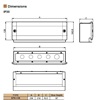 Picture of Legrand 507910 4 Way SPN Distribution Board Cable End Box