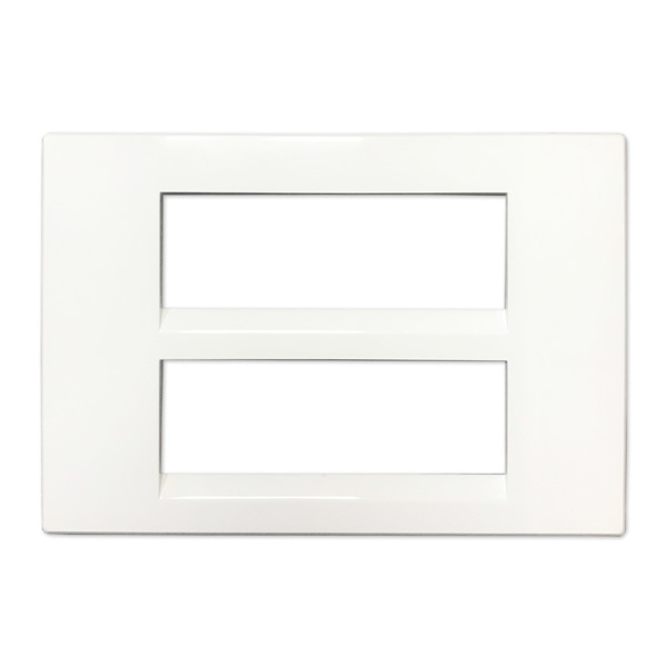 Picture of Lauritz Knudsen Englaze CB92112FW00 12 Module Snow White Cover Plate With Frame
