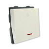 Picture of Lauritz Knudsen Englaze CB92302BW10 10A 2M Snow White Indicator Bell Push Switch