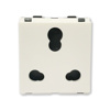 Picture of Lauritz Knudsen Englaze CB92302CW16 16A 3Pin Combi Snow White Socket
