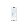 Picture of Lauritz Knudsen Englaze CB92101TW11 RJ11 Shuttered 1M Snow White Socket