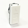 Picture of Lauritz Knudsen Englaze CB92101TW11 RJ11 Shuttered 1M Snow White Socket