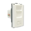 Picture of Lauritz Knudsen Englaze CB92201TW45 RJ45 Cat 6 Shuttered 1M Snow White Socket