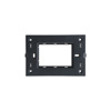 Picture of Lauritz Knudsen Englaze CB92103FM04 3 Module Mocha Wood Cover Plate With Frame