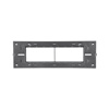 Picture of Lauritz Knudsen Englaze CB92108FM04 8 Module HZ Mocha Wood Cover Plate With Frame