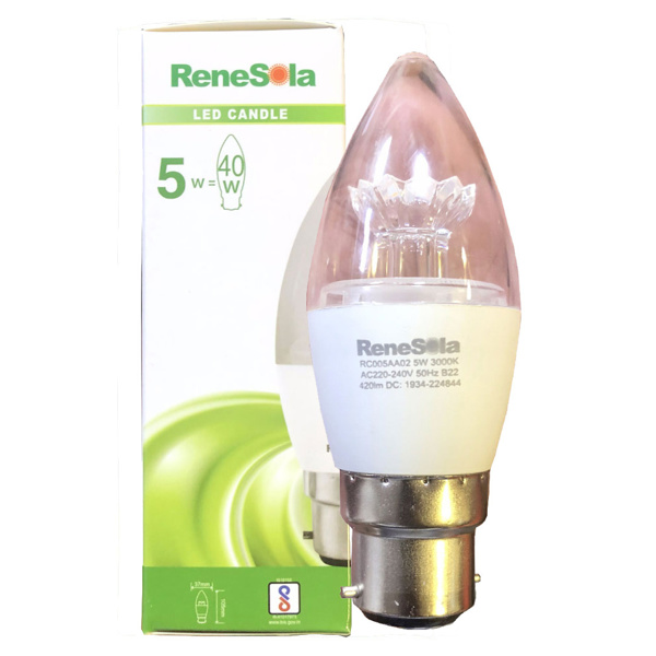 Picture of Renesola 5W LED Candle Lamp
