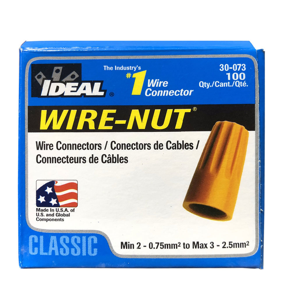 3m orange blue wire nuts
