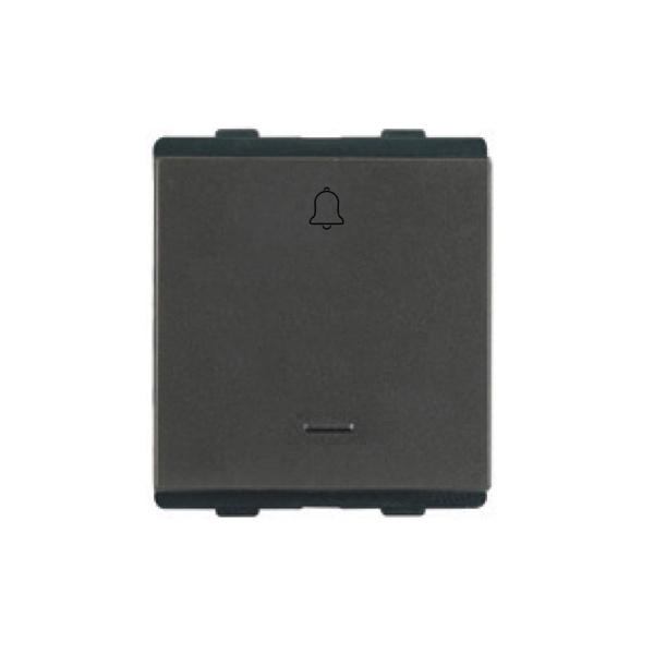 Picture of Lauritz Knudsen Englaze CB92102BM10 10A 2M Mountain Grey Bell Push Switch