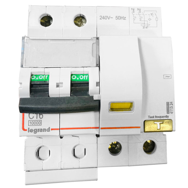 Picture of Legrand DX3 411322 6A 30mA Double Pole RCBO