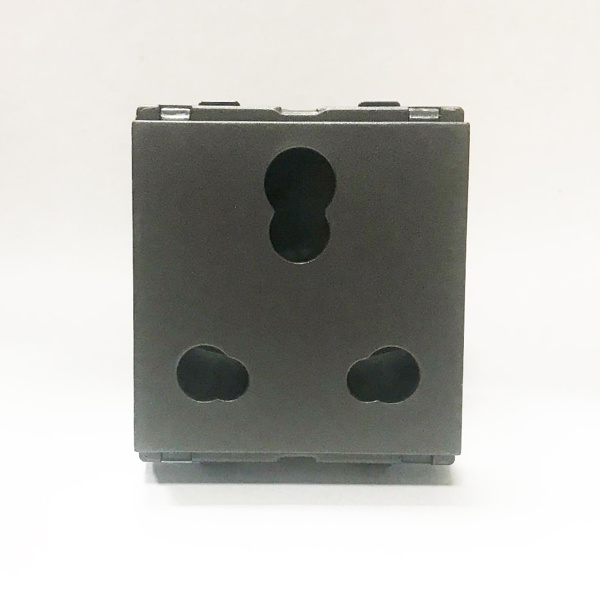 Picture of Lauritz Knudsen Englaze CB92302CM16 16A 3Pin Combi Mountain Grey Socket