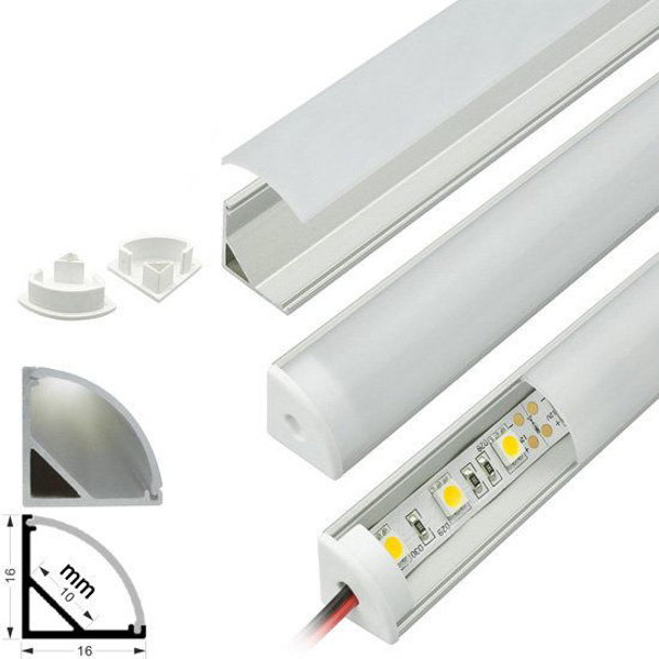 Picture of Strip Light Aluminium Profile 16 mm x 16 mm (For LED Strip Lights)