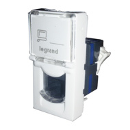 Show details for Legrand Arteor 573429 5e-UTP White RJ45 Socket Picture of Legrand Arteor 573429 5e-UTP White RJ45 Socket
