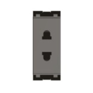 Show details for Norisys Cube C5010.02 6A 2 Pin Grey Socket Picture of Norisys Cube C5010.02 6A 2 Pin Grey Socket