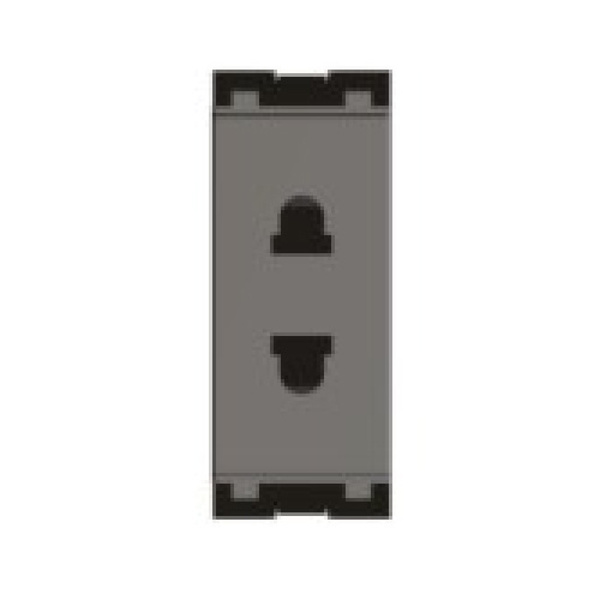Picture of Norisys Cube C5010.02 6A 2 Pin Grey Socket