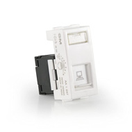 Show details for GM AA1047 CAT-6 RJ45 White Socket Picture of GM AA1047 CAT-6 RJ45 White Socket