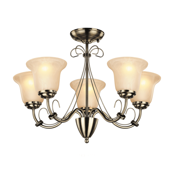 Picture of Usha Tisva Leander Fusion CP5010 5 Lamps Chandelier