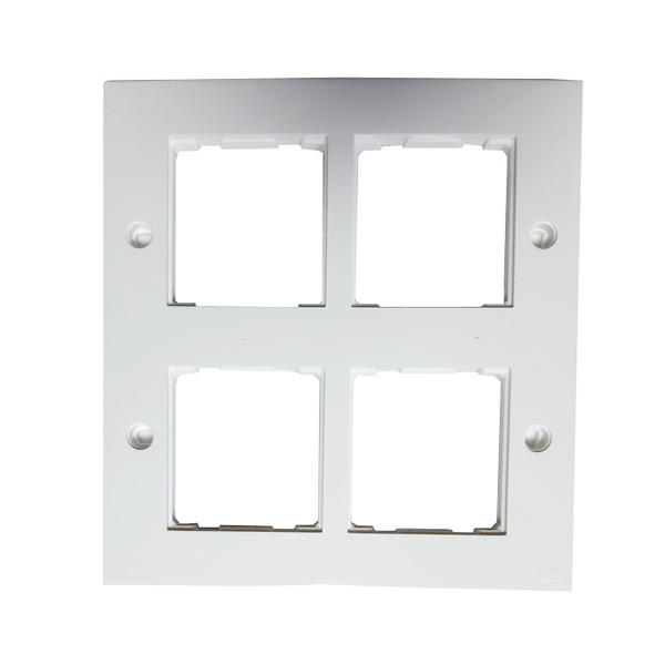 Picture of Anchor Roma Deco 21350WH 8M Vertical White Cover Plate With Frame