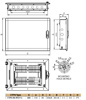 Picture of Legrand Ekinox 507670 4 Way TPN Distribution Board