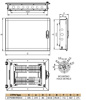 Picture of Legrand Ekinox 507672 8 Way TPN Distribution Board