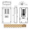 Picture of Legrand Ekinox 507745 4 Way DPX3 160 VTPN MCCB Distribution Board