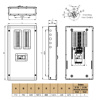 Picture of Legrand Ekinox 507747 8 Way DPX3 160 VTPN MCCB Distribution Board