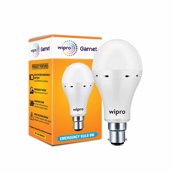 Picture of Wipro 9W Inverter LED Emergency Light Bulb