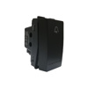 Picture of GM AA1014 10A Electric Grey LED Bell Push Switch