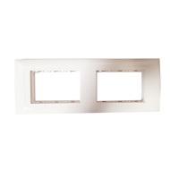 Show details for Legrand Britzy 673496 6M White Cover Plate With Frame Picture of Legrand Britzy 673496 6M White Cover Plate With Frame