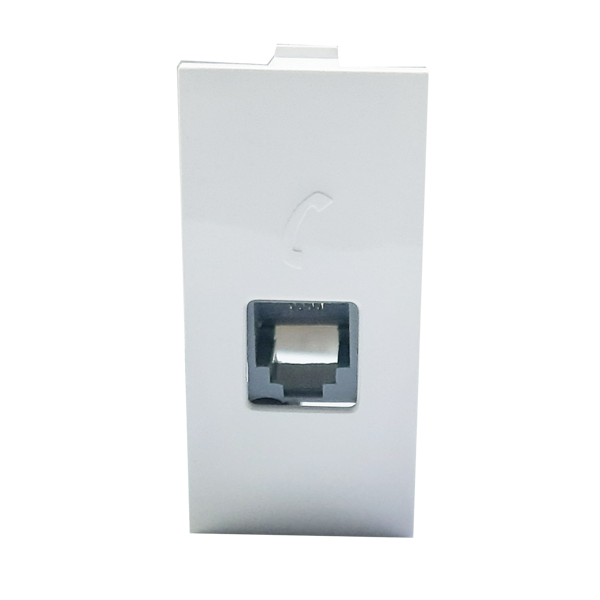 Picture of Legrand Britzy 673441 1M Rj11 White Telephone Socket