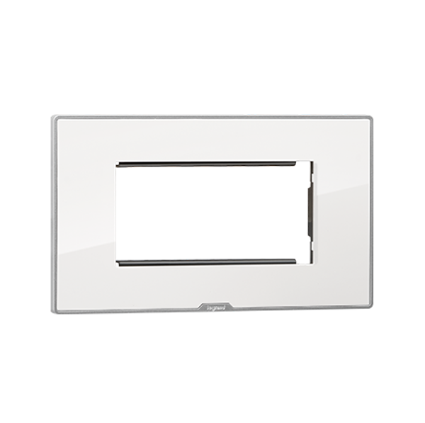 Picture of Legrand Myrius Nextgen 679524 4M Ice White Cover Plate With Frame