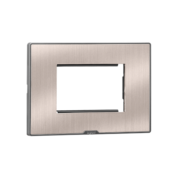 Picture of Legrand Myrius Nextgen 679563 3M Pearl Champagne Cover Plate With Frame