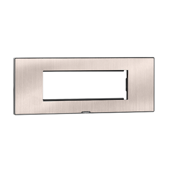 Picture of Legrand Myrius Nextgen 679566 6M Pearl Champagne Cover Plate With Frame
