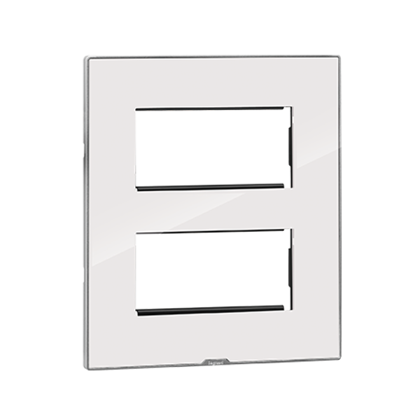 Picture of Legrand Myrius Nextgen 679529 8M V Ice White Cover Plate With Frame